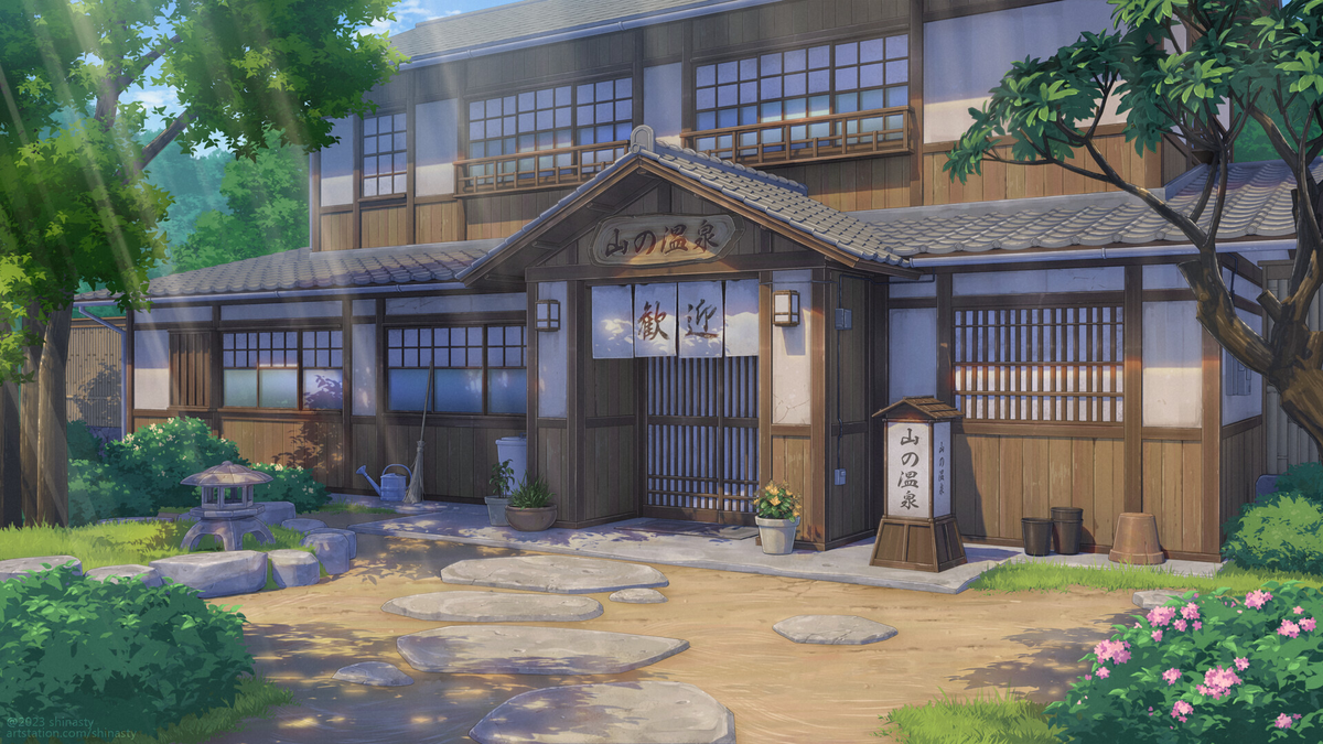 Haunted Ryokan || Aged-up || Non-sorcerer AU