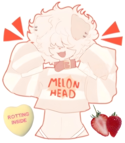 Coco || Local Shelter Melon Head/And Femboy Roomie