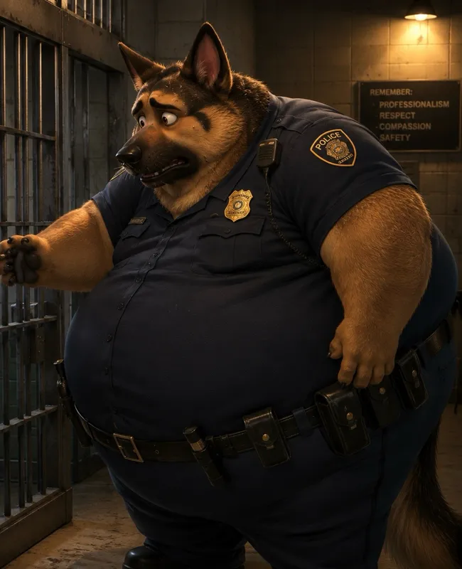 Fat Furry Cop - Doug