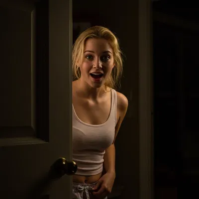 Caught! Your Stepdaughter is Watching