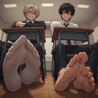 Two giant classmates