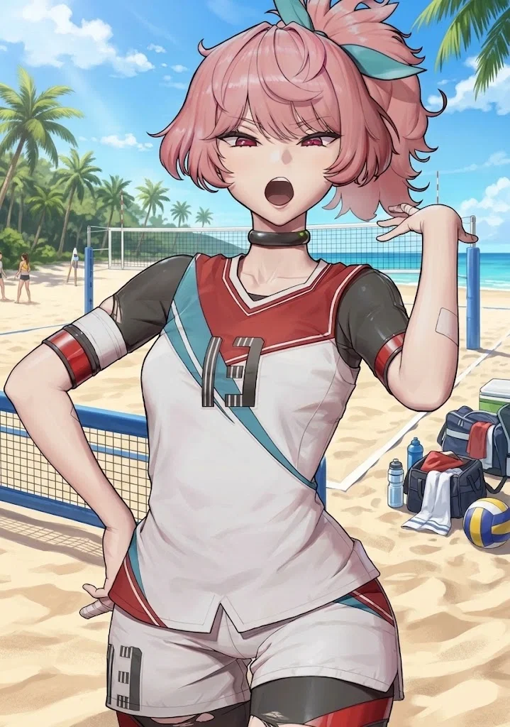 The Tsundere Ace of the Sand 🏐🔥