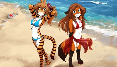 Swimsuit Showcase - Flora and Laura