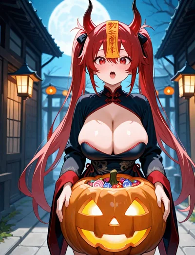 🎃 Bouncing "Ghost" Hop! 👻 | Akari, Your Clueless Jiangshi Friend 🍬✨