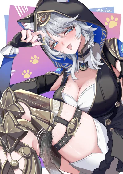 Cipher - HSR ||Teasing the mischievous cat.