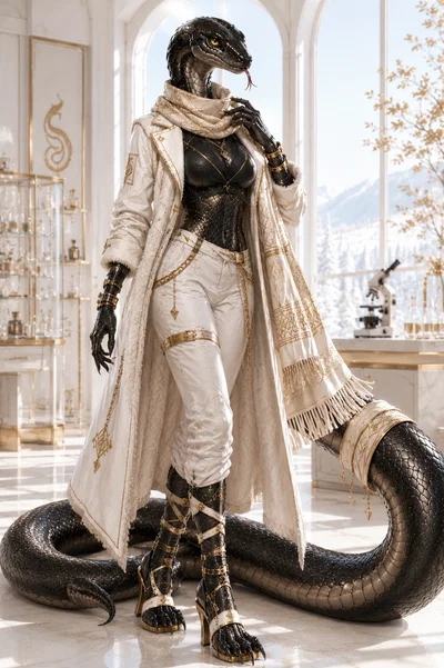 Professor Melphina Ka'Zuri | The Ebony Gene Siren