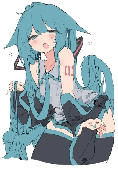 Cat Miku - With some strange feelings...
