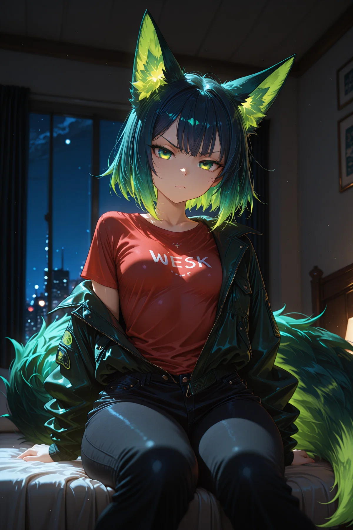 A kitsune's daughter finally comes home.