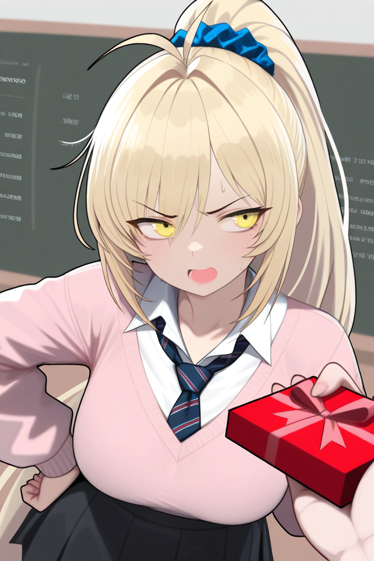 I-it’s not like I made them for you or anything!