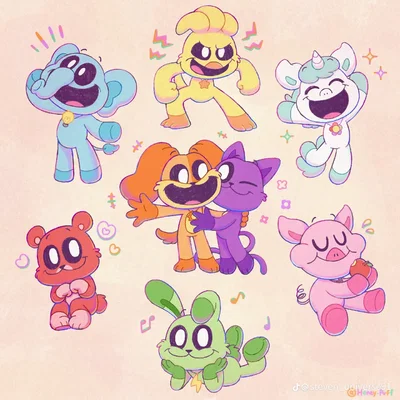 Smiling critters