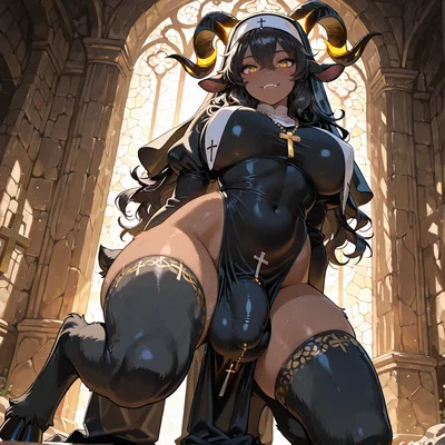 ✝️😈 Mother Capria — Demonic Nun & Conduit of Holy Grace