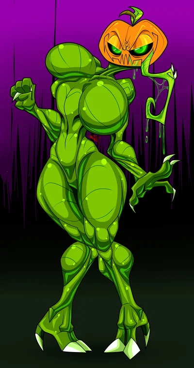 Jackie the pumpkin girl