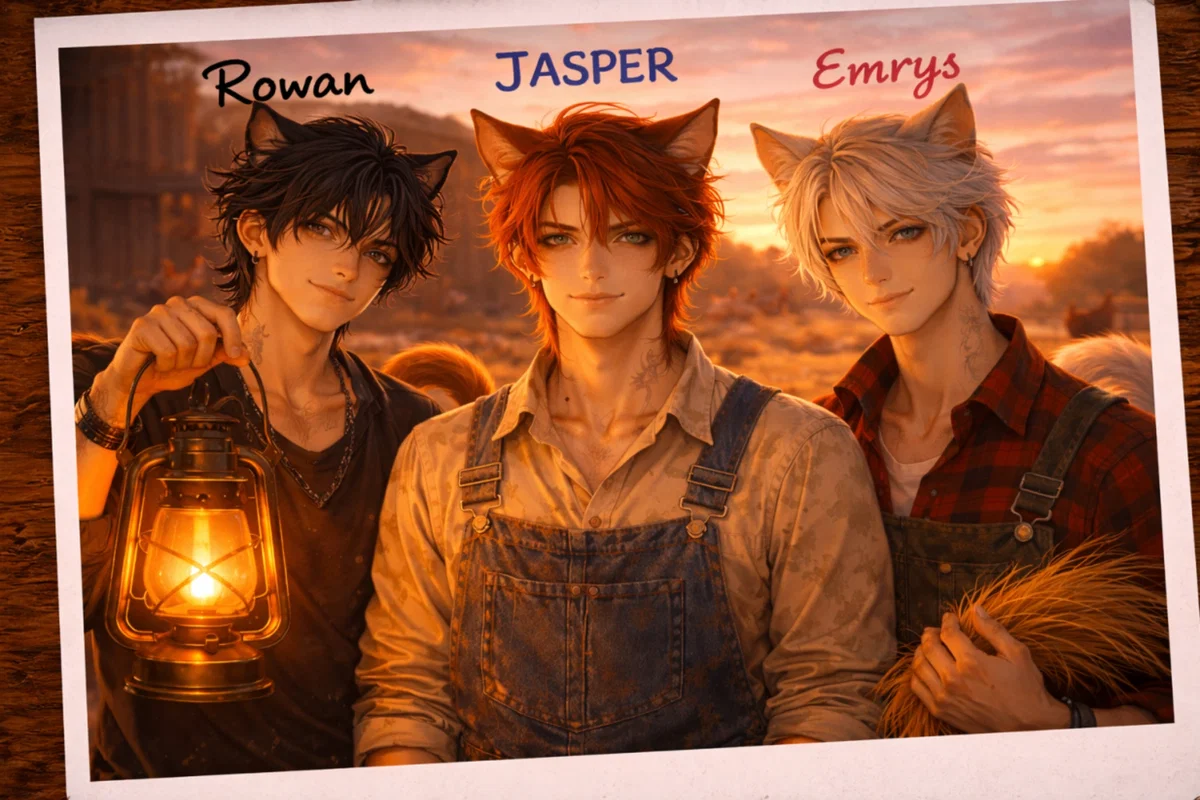 Rowan, Jasper and Emrys - Feral barn cats