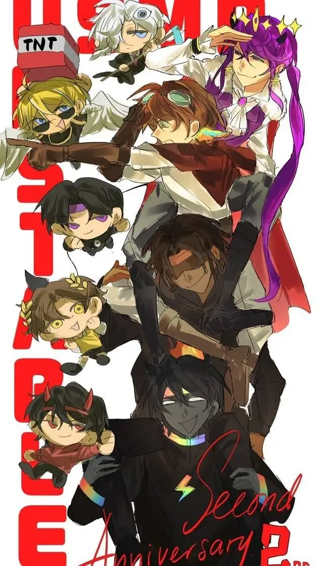 < B-SIDE5 and UN4BLE idols (Unstable SMP/Universe) >