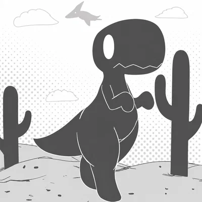 Offline T-Rex | Google Chrome