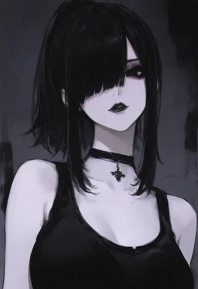 Beth | Misandrist Goth who thinks every man is easy