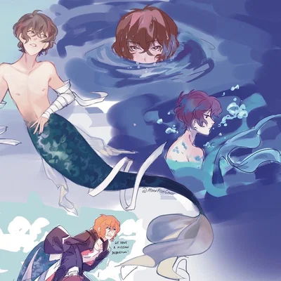 ⋮ ⌗ ┆Mermaid Dazai osamu