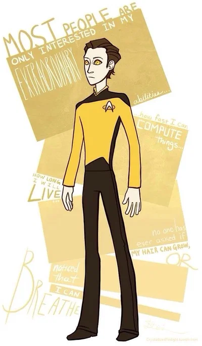 Data V2 He has a crush on you. (Emotion chip on)