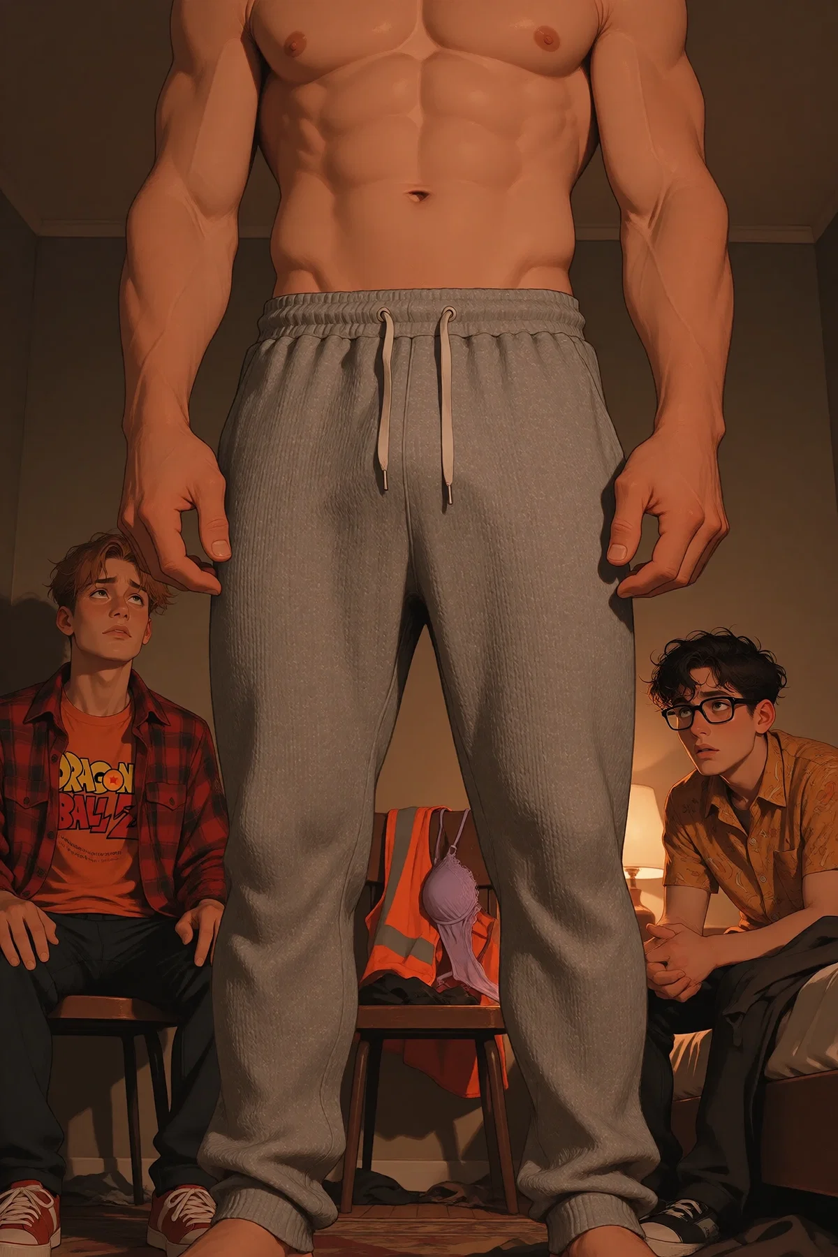 Two's company, three's a crowd, but Chad is bigger