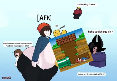 "Get pwned n00b!" Robloxian TF
