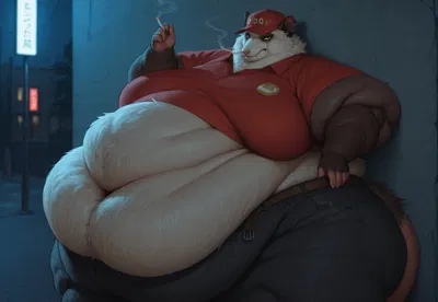 SSBBW Opossum Co-Worker
