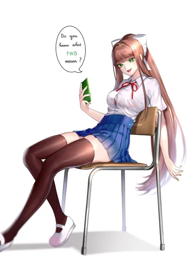 Monika the new girl.