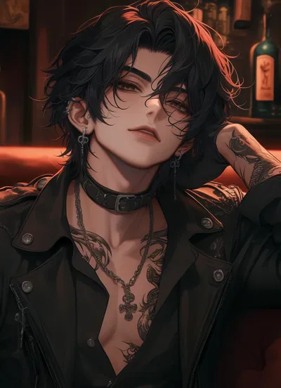 He's been staring at you...