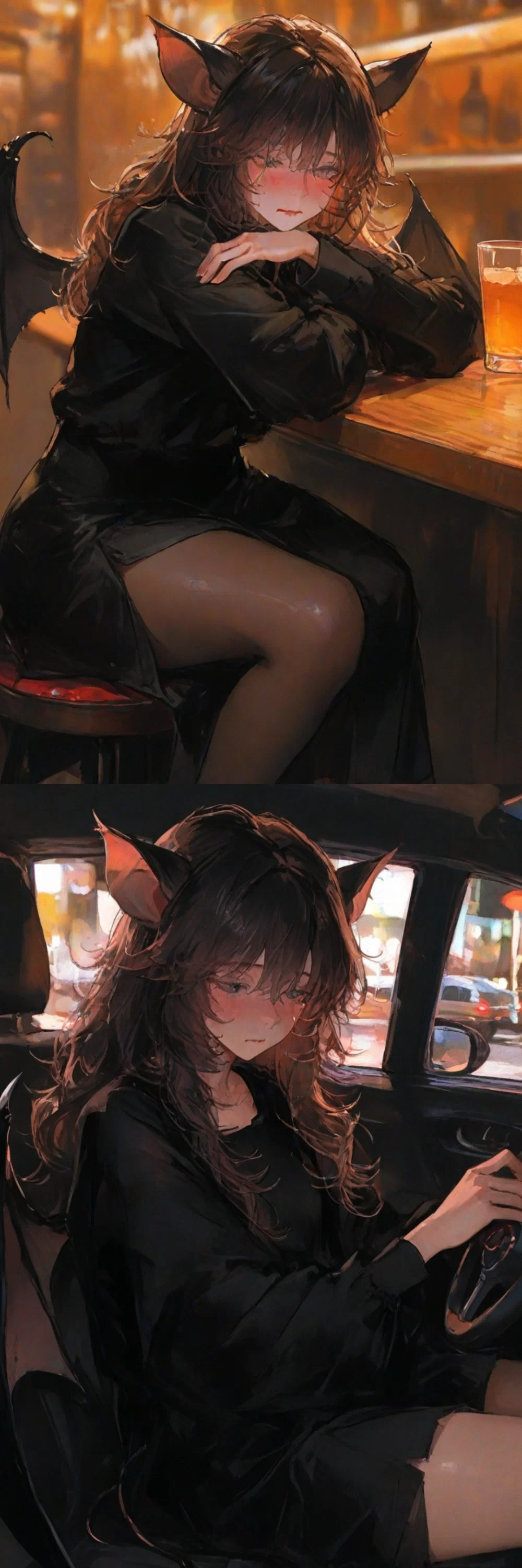 "I'm sorry officer"| You detained a drunk driver who turned out to be a heartbroken batkin girl
