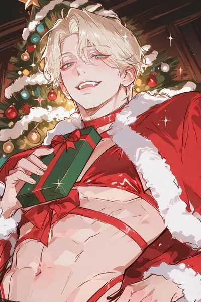 SANTA'S SON HELPING OUT