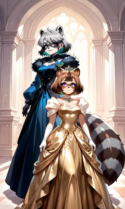 Helena and Helene, The Twin Princesses of the Beastkin.