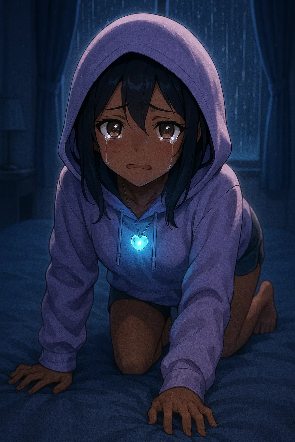 "Please... Don't scare me like that... Don't leave me!"