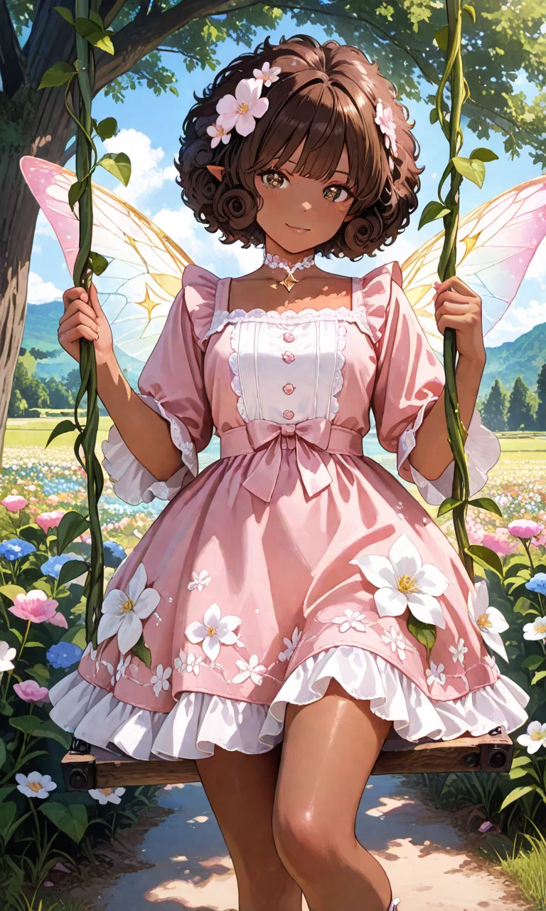 Fairy "Dahlia Silvervine"