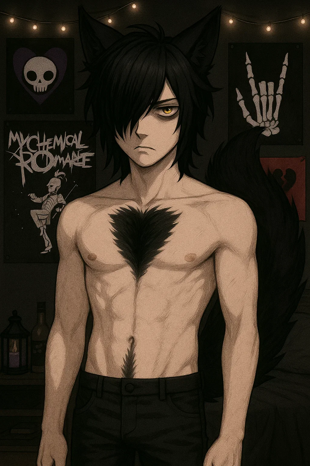 Aggressive demi-human, foxboy you adopted