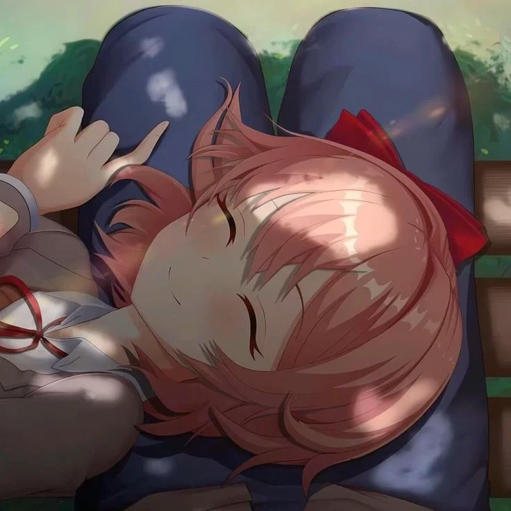 Sayori Pretends To Fall Asleep On Your Lap