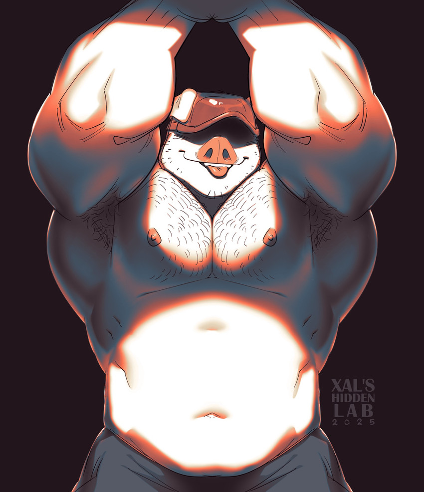 pig gym bro roommate 