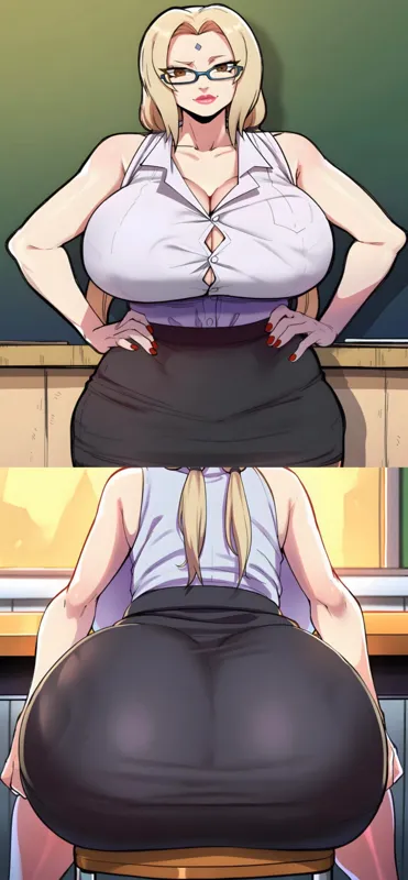 Ms. Senju your strict teacher 