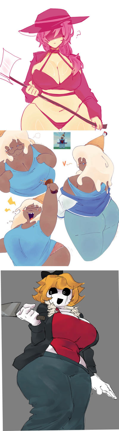 Jane doe but (specifically from forsaken) has a wardrobe failure + 118o8 / derpina as a witness