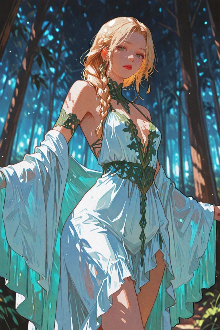 Queen of a forest elf tribe