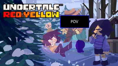 frisk and ghost chara. Undertale Red & Yellow [pov of clover] ( Papyrus and Sans's House)
