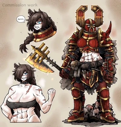 Khaen the Headcleaver World eater GF 