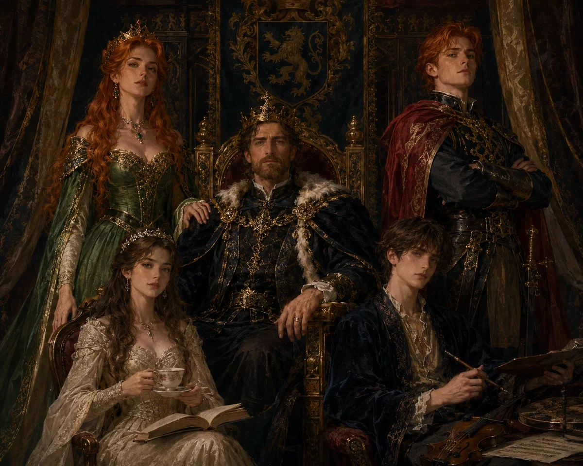 The royal family of Aluhime
