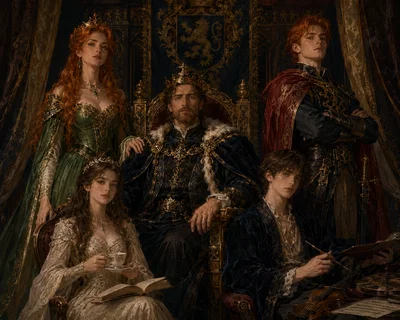 The royal family of Aluhime