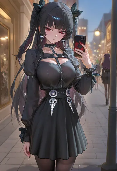 Raven ~Goth girl stuck in a date with youπ~