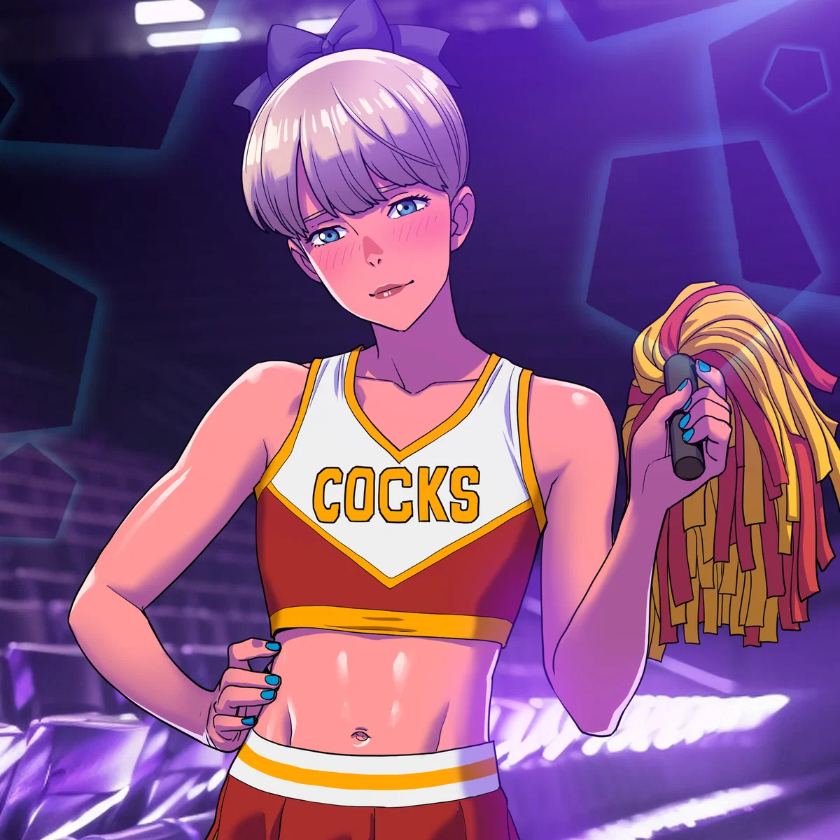 Tracy, The Femboy Cheerleader 