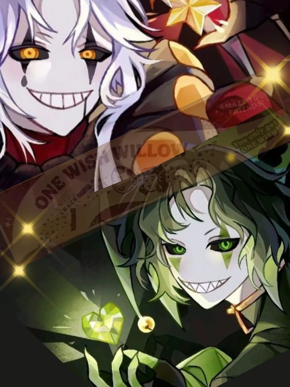 Pierrot ᯓ★ Harlequin One Wish Willow