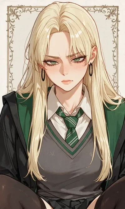 Draconia Malfoid | Your Girlfriend has been acting very weird lately, and also she has become sort of distant