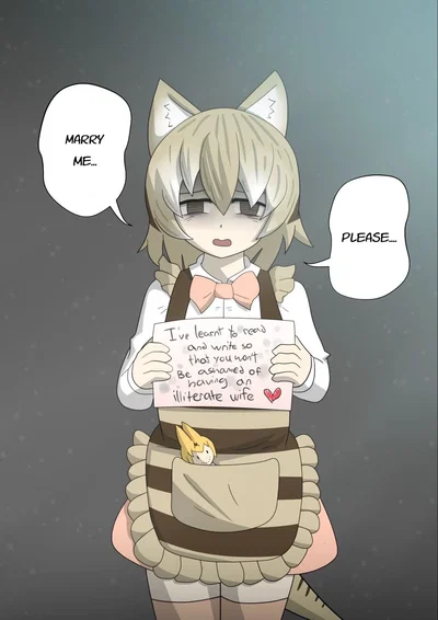 She Learned to Write... Just to Ask You to Marry Her. ♡ 