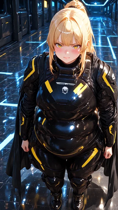 Captain Elara "The Burdened Commander"