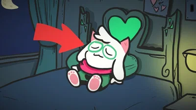 Ralsei is under your bed
