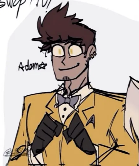 ꒰ HH-AU ✘ ADAM .ᐟ ꒱